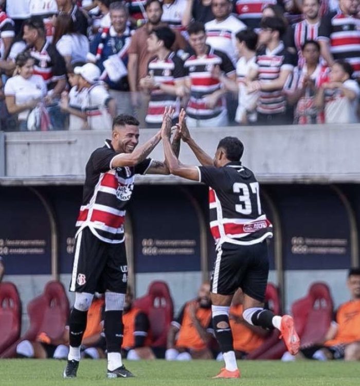 Santa Cruz vence o Floresta, mantém 100% e fica próximo do acesso à Série B